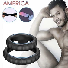 Male Cock Penis Rings Ring Silicone Super Stretchy Sex Toys For Better Sex US