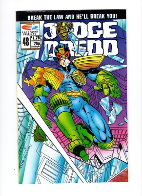 1991 Fleetway Judge Dredd #48 An Elm Street Nightmare Alan Grant John Wagner