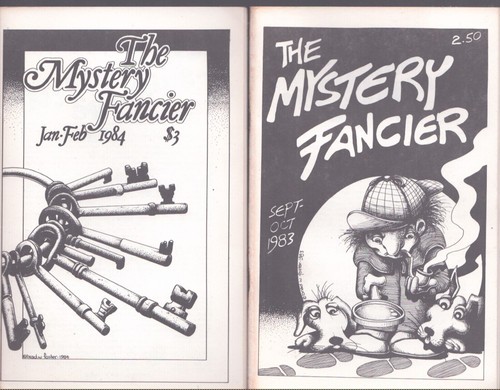 Lot of 2 Mystery Fanciers Sept-Oct 1983 & Jan-Feb 1984--2 Fine Fanzines!
