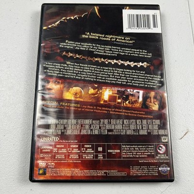 Joy Ride 2 Dead Ahead DVD 2008 Unrated Nick Zano Thriller | eBay
