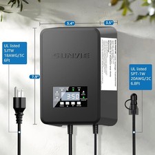 SUNVIE 200W Low Voltage Landscape Transformer Timer Photocell 12V 14V AC