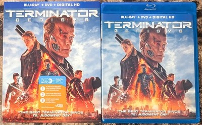 Terminator Genisys (Blu-ray + DVD, 2015, 2-Disc Set w Slipcover)
