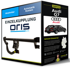 Abnehmbare Anhängerkupplung für AUDI Q7 03.2006-01.2016 Typ 4L Oris NEU