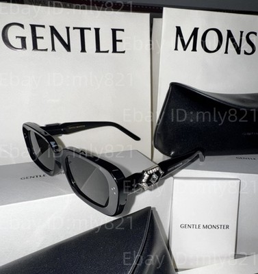 GentleMonster Sunglasses Phantom 01 Black Frame Gray Lenses | eBay