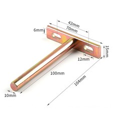 Tablarträger Set Regal-Bodenträger unsichtbar Regalträger verdeckt Stahl Halter