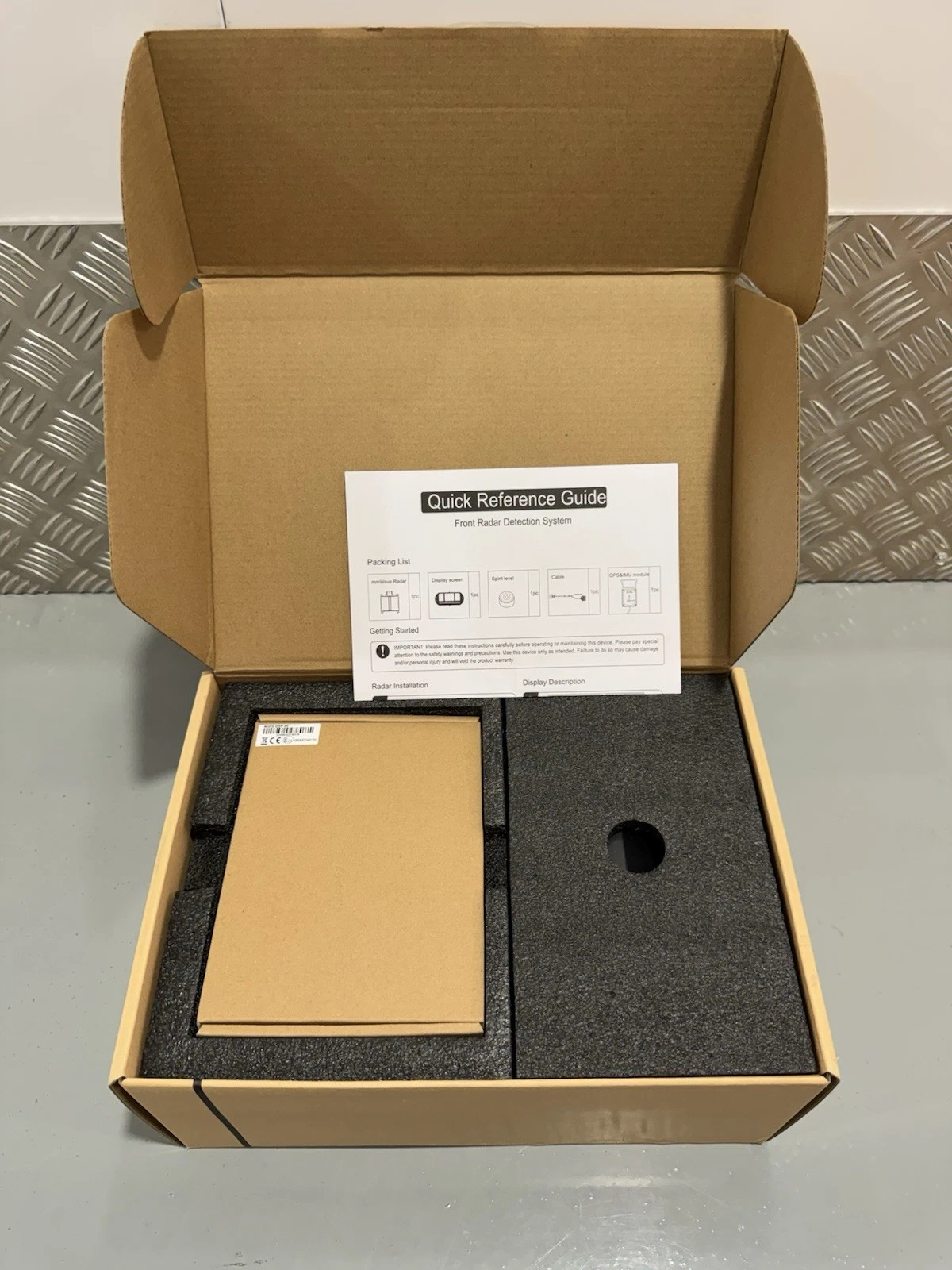Brigade DVS2 Front Radar Kit With Cover FR-001DVS 7673 Brand New 4
