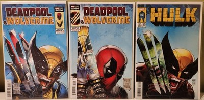 Hulk 340 McFarlane Homage - 3 Book McNiven Set | Deadpool | Wolverine | Hulk