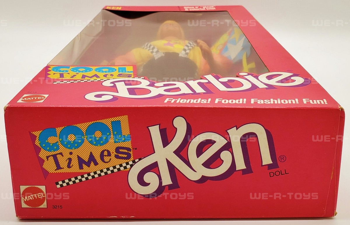 Barbie Cool Times Ken Doll Mattel 1988 No. 3215 | eBay