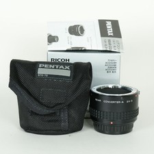 PENTAX Rear Converter A 2X-S 2x Teleconverter K Mount Case Manual Box From JAPAN