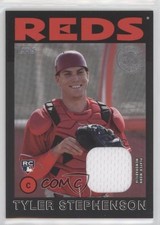 2021 Topps 1986 Baseball Relics Series 2 Black 117/199 Tyler Stephenson rs2