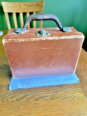 Vintage Mid Century British Vanity Box / Car Emergency Kit C.1950s Patent 165333