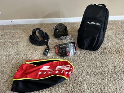 LS2 Advant X Carbon visor, pads, bag. New!