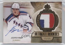 2013-14 Ultimate Collection Rookies 15/25 Jesper Fast #150 Patch Auto 0c3