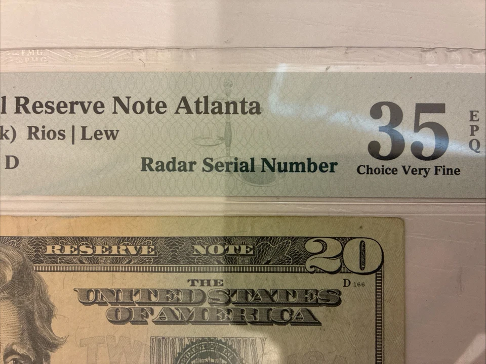 2013 US $20 Dollar Bill Radar Serial Number!!! 39099093 Fancy Serial Note - Image 4 of 4