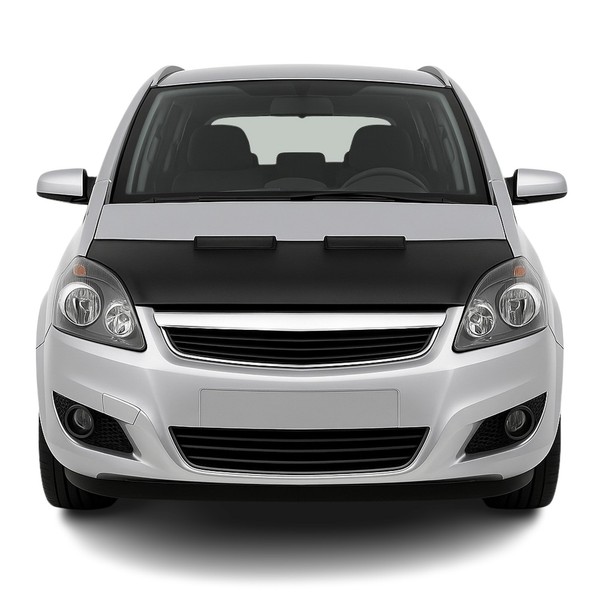 Haubenbra Steinschlagschutz Bonnet Bra FüR Opel Zafira B 2005-2014 Schwarz Halb-image
