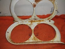 1960 61 62 63 64 65 1966 Gmc Truck Patina Headlight Bezel Surrounds Trim 1960 61 62 63 64 65 1966 Gmc Truck Patina Headlight Bezel Surrounds Trim
