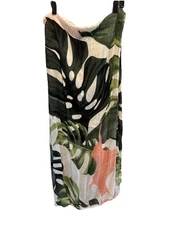 Virginia Wolf Lightweigh Scarf Sarong Skirt Multi Use Resort Cover Up 76"× 40"