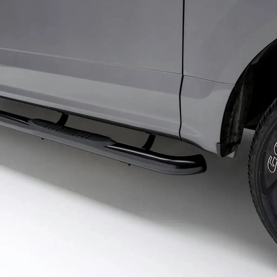 For Chevy Silverado 3500 Classic 07 Aries 3" Cab Length Polished Round Side Bars Foto 2 de 4