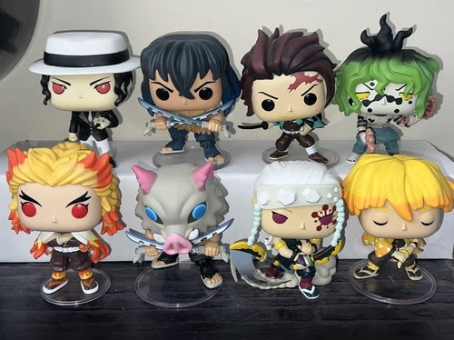 Funko Pop! Demon Slayer Lot of 8 - 4" Figures