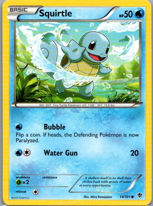 Plasma Blast #14/101 Squirtle