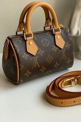 Louis Vuitton Nano Speedy Monogram - Handtasche / Umhängetasche