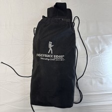 Piggyback Rider Black Pack Child Carrier w/ Acc Shows Little Use. FAST SHIPPING