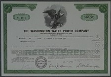 50 X The Washington Water Power Company Bond 9 1/4 % due 2000 diverse Nennwerte