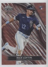 2024 Topps Chrome Black Rose Gold Wave Refractor 9/15 Nick Loftin #28 0q21