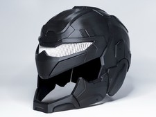 Sci-Fi Cosplay Helmet   Futuristic Armor Mask   3D Printed Costume Helmet   Cybe
