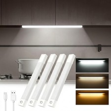 4 Pack Plastic Usb Led Cabinet Lights With Toggle Switch Under Shelf Lighting 4 Pack Plastic Usb Led Cabinet Lights With Toggle Switch Under Shelf Lighting