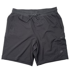 Avalanche Shorts Womens Medium Black Athletic Performance Drawstring Cargo 7.5"
