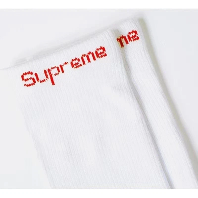 Calcetines Supreme Hanes Crew - Blanco Paquete de 4 Talla 6-12 Auténticos Envío Rápido Gratis Foto 3 de 4