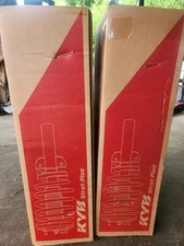 KYB Strut-Plus 2x Rear Suspension Strut and Coil Spring Assembly SR4403 SR4402