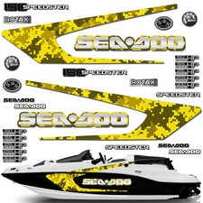 Decal Graphics Stickers for SEA DOO 150 SPEEDSTER 2003-2013 DIGICAMO Y