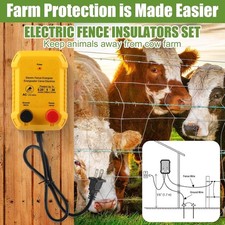 Electric Fence for Preventing Animals Intruding 2 Mile 110VAC 0.25 Joule Elec...