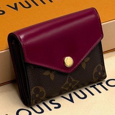 Louis Vuitton Monogram Portefeuille Zippy Wallet Fuchsia