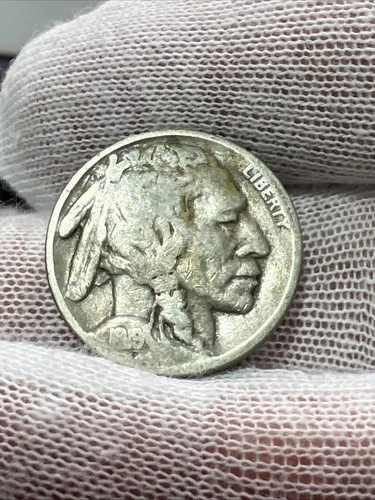 1919 S Full Date Higher Grade Buffalo Nickel -  Better Date US Coin!