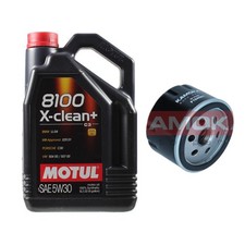 KAMOKA Filtre À Huile Motul 8100 X-Clean+ 5W30 5L Pour BMW I3 Range Extender