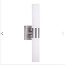 Livex Lighting Aero 2 Light 18 inch Brushed Nickel ADA Bath Vanity Wall Light