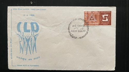 India 1969 First Day Covers – International Labor organization