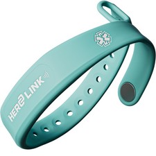 Medical ID Bracelet Wellness Wristband Adjustable Silicone, Waterproof,...