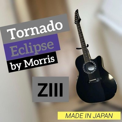 Morris Tornado Eclipse Ziii Eco Guitar Black