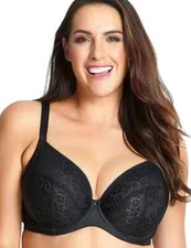 Sculptresse by Panache Roxie Plunge Bra BLACK 9586