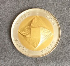 Medaglia ITALSTAT 1989 nichel bronzo Poligrafico Zecca dello Stato con astuccio