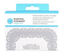 MARTHA STEWART CRAFTS FRAME BORDER PUNCH CARTRIDGE FLOURISH SCROLL