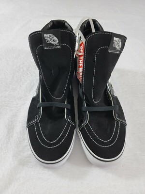 VANS Men's SK8-HI (FLAME) BLACK / WHITE VN0A32QGK68 Size 12 | eBay