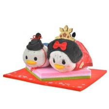 Disney Store Japan Tsum Tsum Plush Donald Daisy Mini S Hina Kazari H 4.3inch