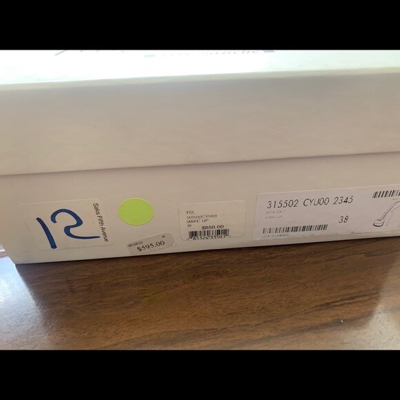 SAINT LAURENT Pompa per cognac YSL Tribtoo taglia 38