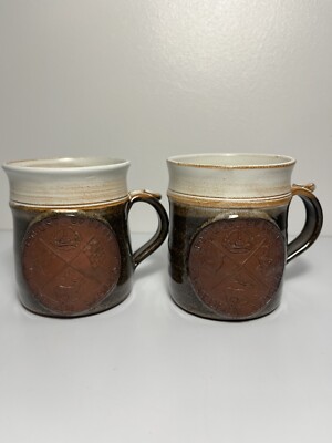 WYEDEAN Stages DEAN FOREST KERAMIKBECHER 10 cm hoch x 2 Becher WYEDEAN Stages Rally