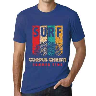 Herren Grafik T-Shirt Surfen im Sommer in corpus christi   Summer Time Surf In